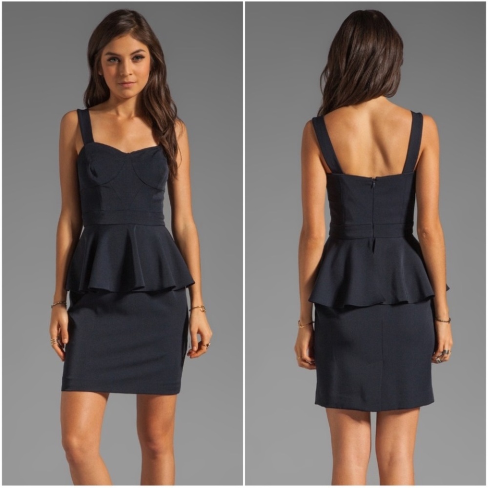 Shoshanna cocktail dress size 2 navy
